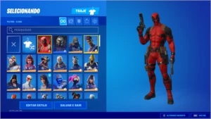 Vendo Conta Fortnite 151 skins e + de 90 picaretas.