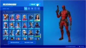 Vendo Conta Fortnite 151 skins e + de 90 picaretas.