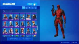 Vendo Conta Fortnite 151 skins e + de 90 picaretas.