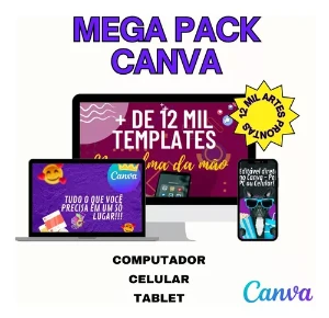 + 12 MIL Artes Editáveis do Canva