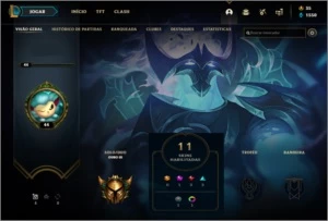CONTA LVL 44 SMURF |11 SKINS|40 CAMPEÕES - League of Legends LOL