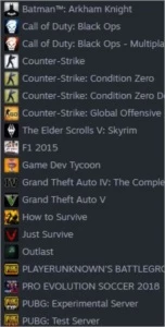 Conta Steam com 24 jogos pagos