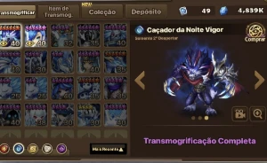 Conta Mid Game contendo time speed - Summoners War