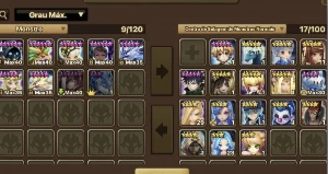 Conta Mid Game contendo time speed - Summoners War