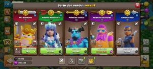 Cv14 Topzera - 8023 Gemas + 11 Equipamentos Épicos - Clash of Clans