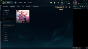 Conta de lol, lvl 276, 160 skins, falta um campeão só - League of Legends