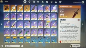 Genshin Impact - Conta Level 55