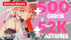 PROMOÇÃO Wuthering Waves - Contas Reroll com Astrites | +52K