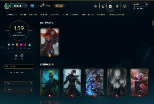 Prata 2 com TODOS os Champs e 159 Skins ( ADC / JG / MID ) - League of Legends LOL