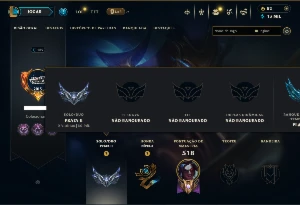Prata 2 com TODOS os Champs e 159 Skins ( ADC / JG / MID )
