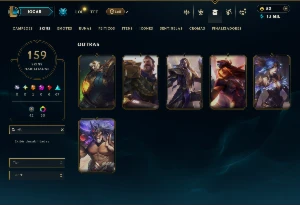 Prata 2 com TODOS os Champs e 159 Skins ( ADC / JG / MID ) - League of Legends LOL