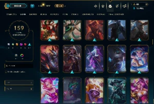 Prata 2 com TODOS os Champs e 159 Skins ( ADC / JG / MID ) - League of Legends LOL