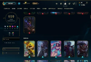 Prata 2 com TODOS os Champs e 159 Skins ( ADC / JG / MID ) - League of Legends LOL