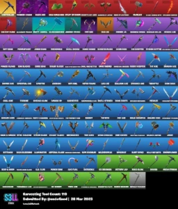 Conta Fortnite Capitulo 1 +100K De Vbucks Gasto - 1056 Itens