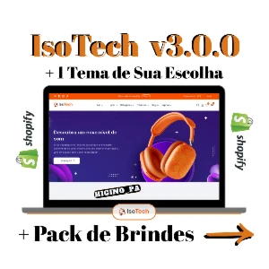 Tema Shopify Isotech - Loja De Eletrônico + Atualizações