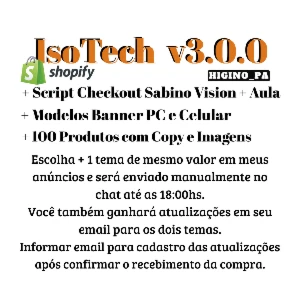 Tema Shopify Isotech - Loja De Eletrônico + Atualizações - Outros