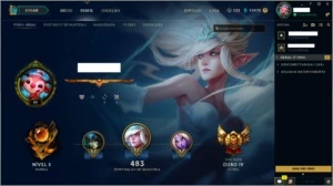 conta lol - League of Legends