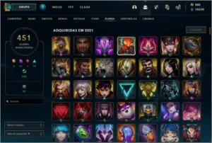 Conta LoL 832 skins, Desde 2012 - League of Legends
