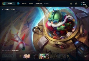 Conta com Corki Ovni PRA VENDER LOGO! - League of Legends LOL