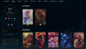 Conta League of Legends Full Acesso - 81 Champs e 67 Skins LOL