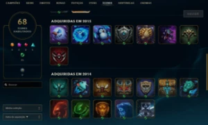 Conta League of Legends Full Acesso - 81 Champs e 67 Skins LOL