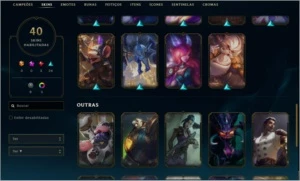 Conta LOL MMR ouro/plat lvl92 com boas skins - League of Legends