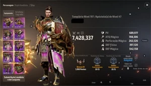 Arqueira lvl 75 102k POWER + WEMIX + A3 Still Alive+ Yulgang - MIR4