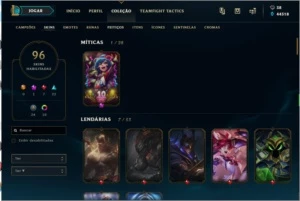 CONTA DIAMANTE 2 LEAGUE OF LEGENDS LOL
