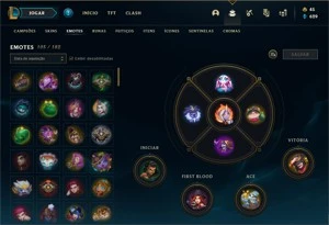 CONTA LOL NICK RARO PLAT 3 - League of Legends