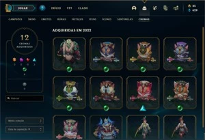 CONTA LOL NICK RARO PLAT 3 - League of Legends