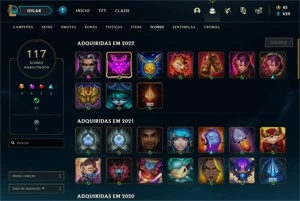 CONTA LOL NICK RARO PLAT 3 - League of Legends