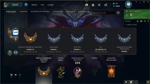 LEVEL 118 - MF VINGADORA EXOCÓSMICA + 47 SKINS + 3 CHROMAS - League of Legends LOL