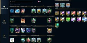 LEVEL 118 - MF VINGADORA EXOCÓSMICA + 47 SKINS + 3 CHROMAS - League of Legends LOL