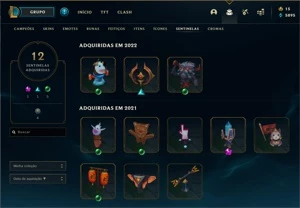 LEVEL 118 - MF VINGADORA EXOCÓSMICA + 47 SKINS + 3 CHROMAS - League of Legends LOL