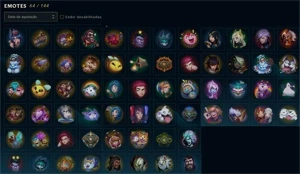 LEVEL 118 - MF VINGADORA EXOCÓSMICA + 47 SKINS + 3 CHROMAS - League of Legends LOL