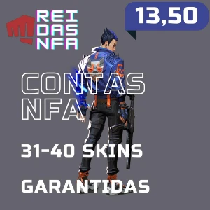 Conta NFA Valorant 31-40 Skins Garantida