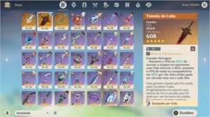 AR 56  9 personagens T5, 3 Armas T5 e Banner Garantido - Genshin Impact