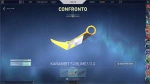 Conta valorant 18 skins finalização