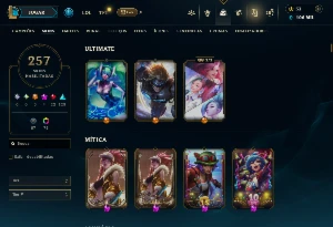 Conta com akali prestigio 2022