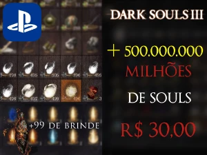 500 milhões de Souls +99 efigies - Dark Souls 3 PS4 - Outros