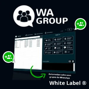 WA Group - Gerenciamento de Grupos -  White Label ® - Serviços Digitais