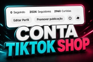 Conta Tiktok Shop Ou Hot - 2K Seguidores Reais, Sem Doc - Redes Sociais