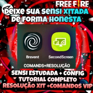 Resolução xit e comandos vip (SECONDSCREEN, BREVENT) - Free Fire