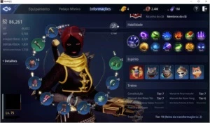 Conta mir4 lvl 75 86k de power/ 3° vale liberado SA 21