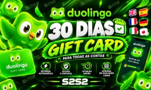 Duolingo 30 Dias Gift Card