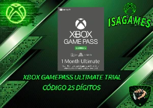 Xbox Gamepass Ultimate Trial Código De 25 Digitos - Gift Cards