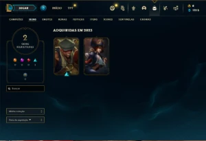 Conta prata 4 com 23 Champs e 2 Skins + 2 Fragmentos - League of Legends LOL