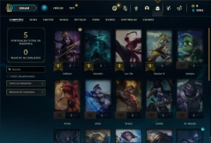 Conta prata 4 com 23 Champs e 2 Skins + 2 Fragmentos - League of Legends LOL