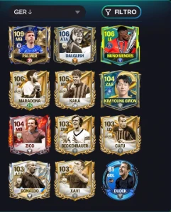 Conta fc mobile ger 110 - FIFA