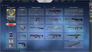 Conta Valorant nvl45 com skins e passe/Rank Ouro3-Platina1
